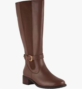 David Tate Women's Allegria Waterproof Knee High Boot Brown Dry Comfort Long Walk