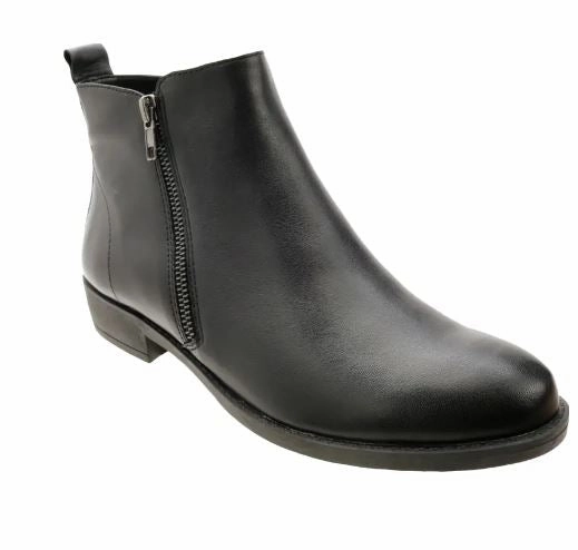 Clean Finish David Tate Women's Cubana Bootie Black Leather