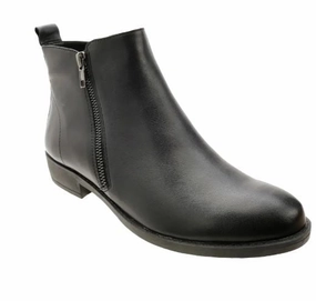 Clean Finish David Tate Women's Cubana Bootie Black Leather