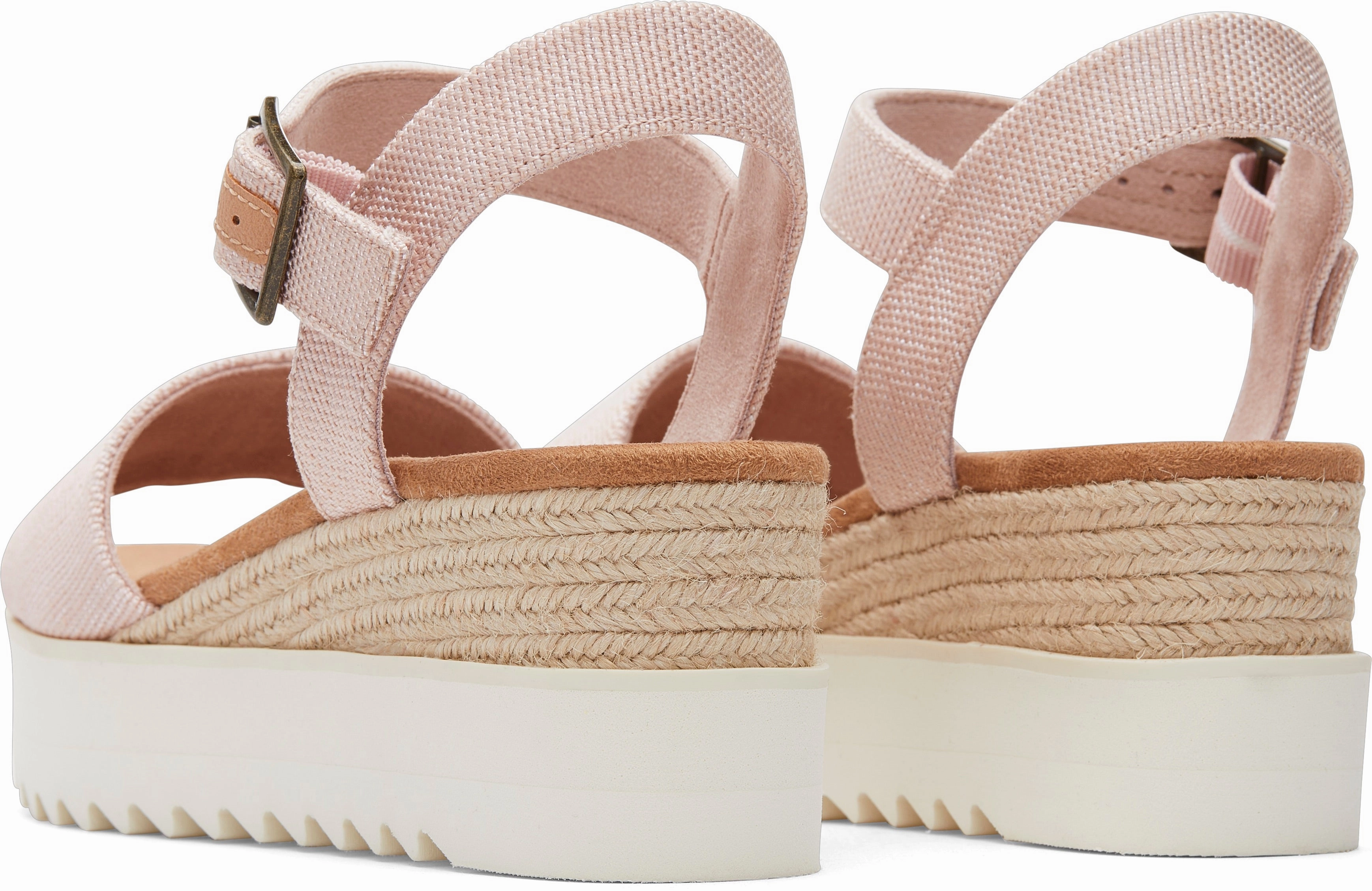 Diana Wedge Sandal - Ballet Pink Canvas Viral Pop Training