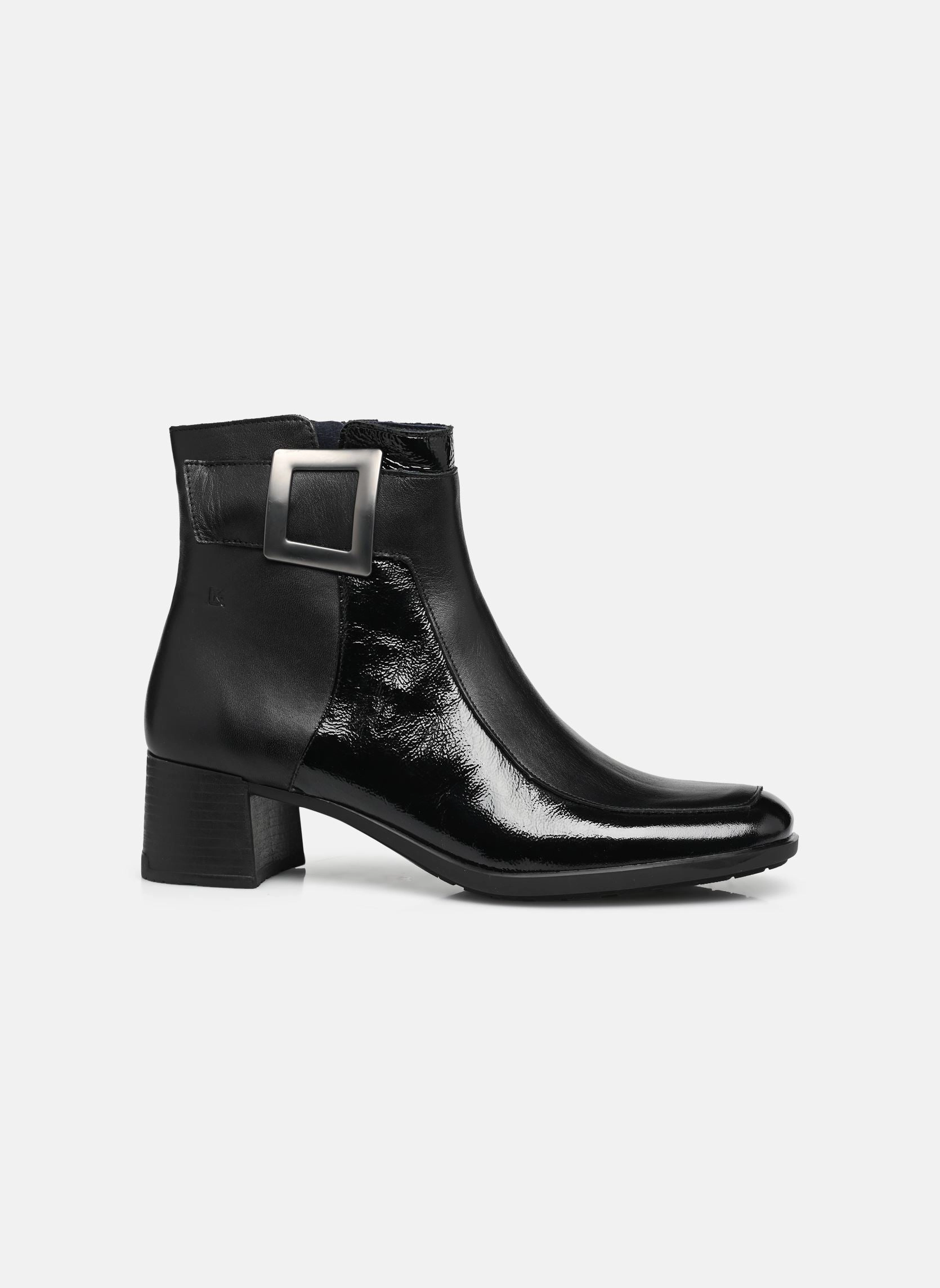 Outdoor Ready DORKING BY FLUCHOS IKIA WOMENS HEELED ANKLE BOOT BLACK