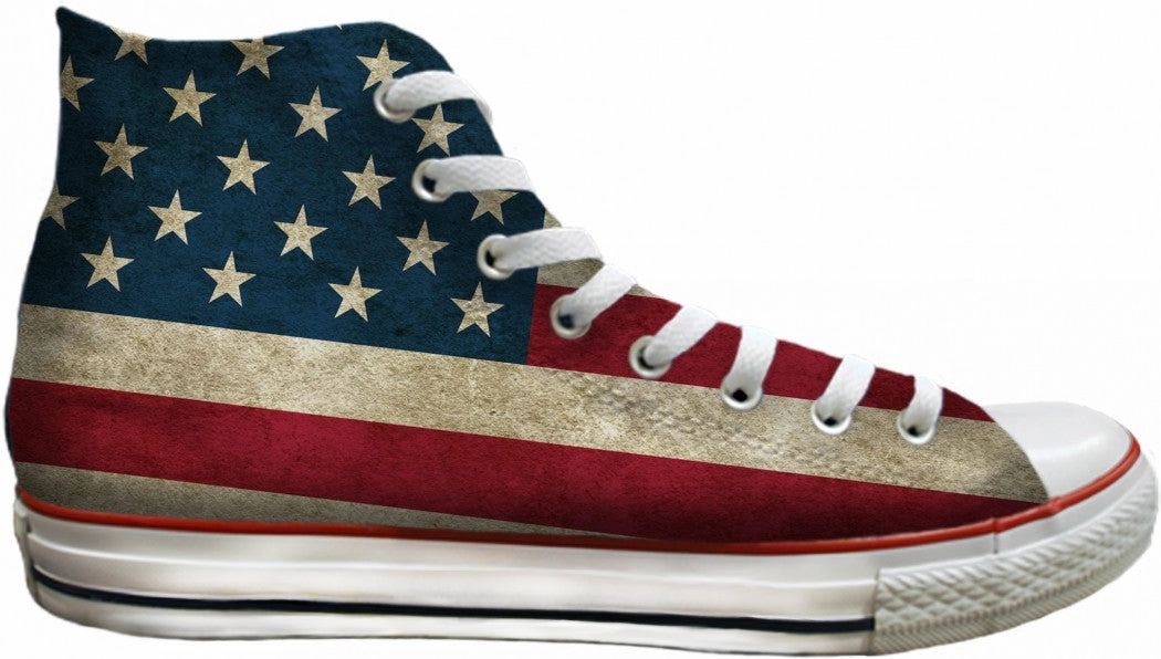group walk Rapid Motion Baggins Original Hi Top Flag of USA