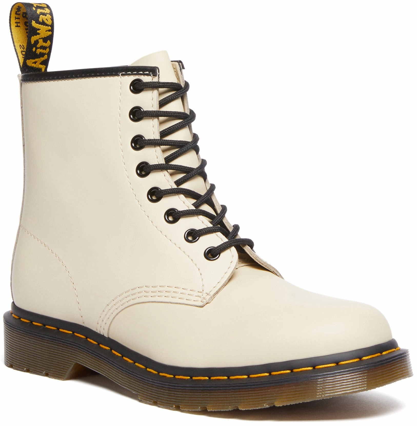 Multi-Function Wear puncture resistant Dr. Martens 1460 Parchment Beige Smooth