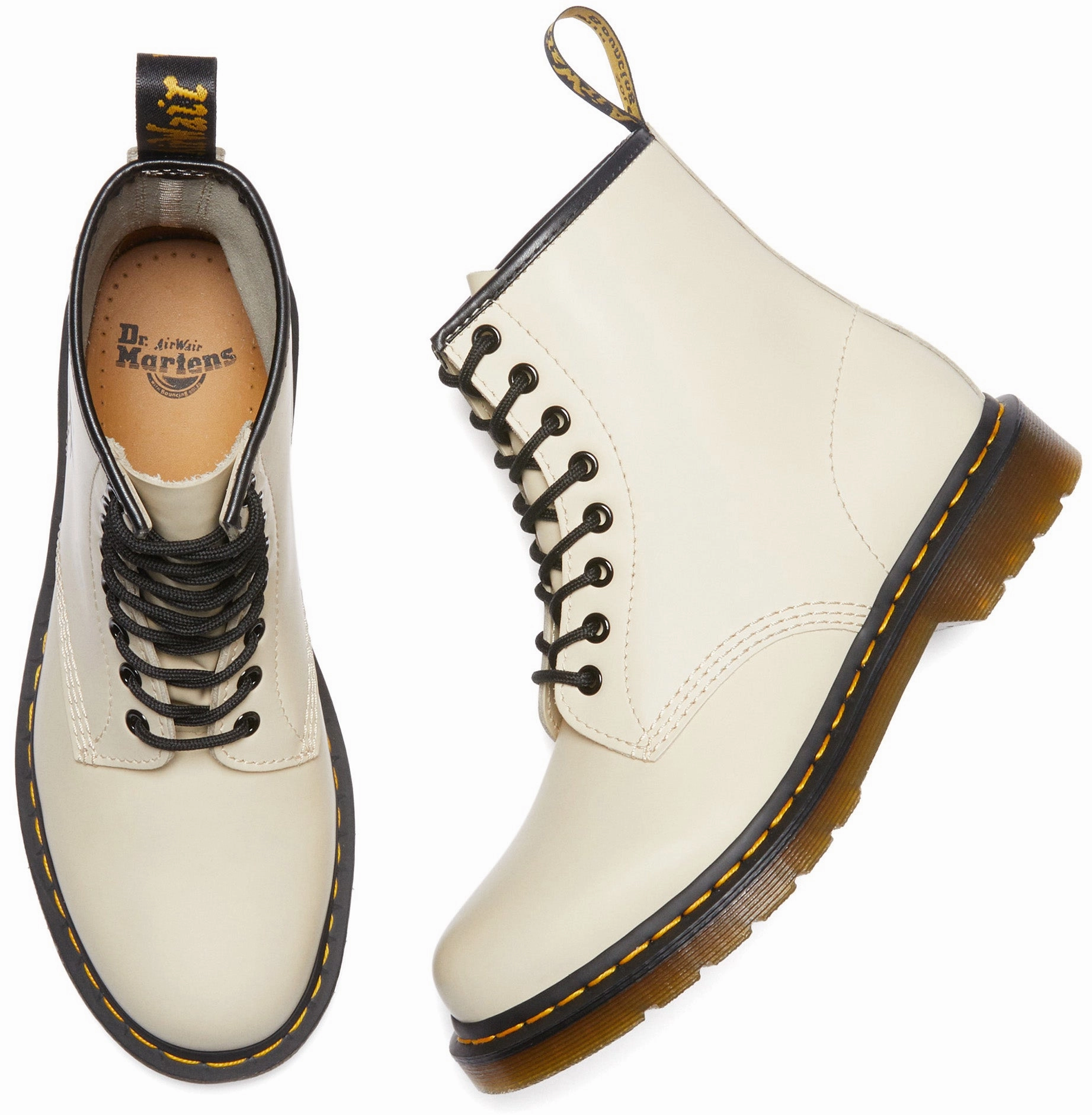 Dr. Martens 1460 Parchment Beige Smooth Silent Glam