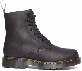 High-Performance Footwear Ankle Coverage Dr. Martens 1460 Pascal Winter-grip Outlaw Leather Black WP