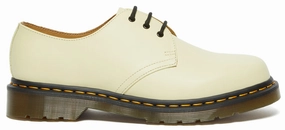 Dr. Martens 1461 Toile Cream Smooth Soft Leather Easy Wear Fit