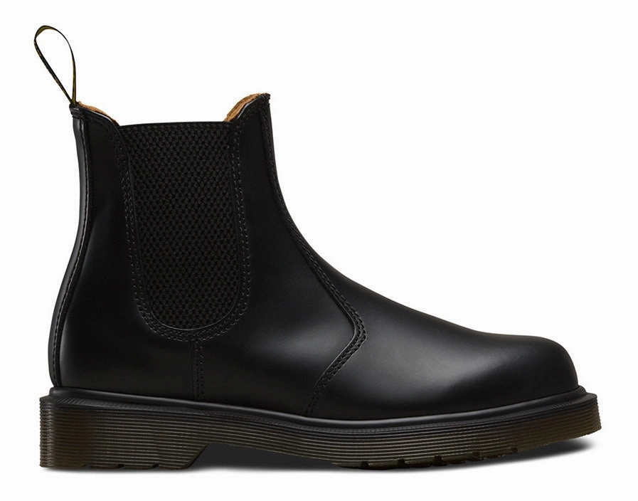 MoistureWicking Fitness Enthusiast Dr. Martens 2976 Smooth Leather Chelsea Hi Top Black