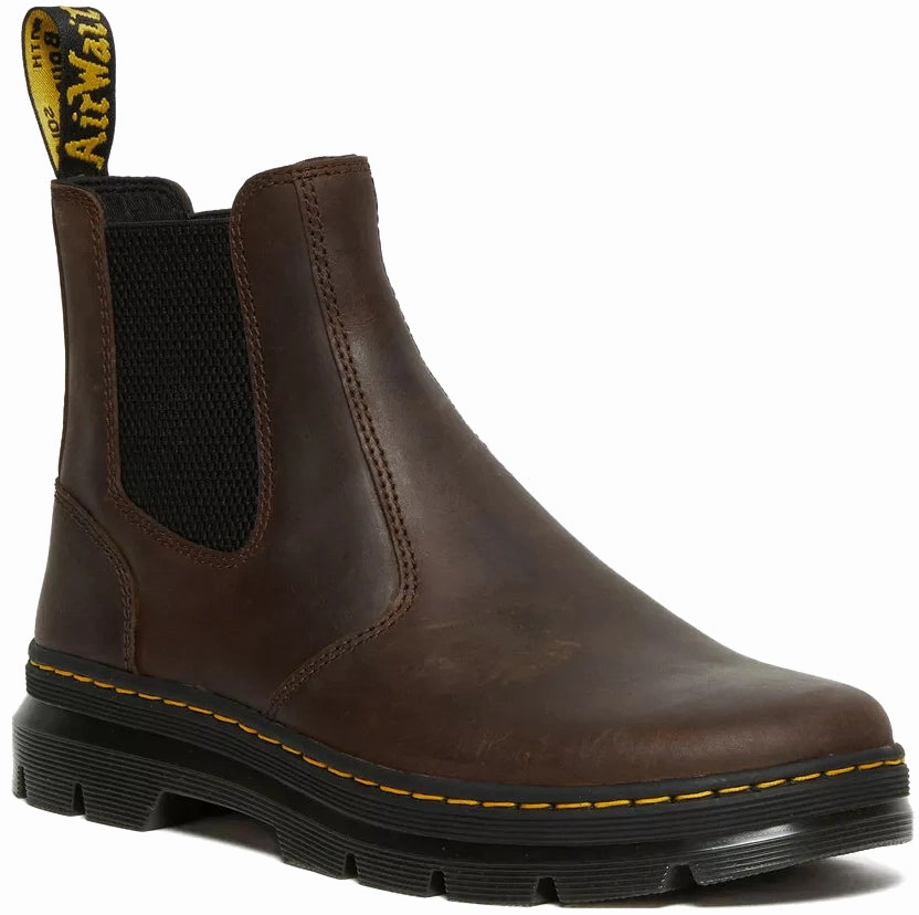 Fashionable Look Weather resistant Dr. Martens Embury Dark Brown Crazy Horse