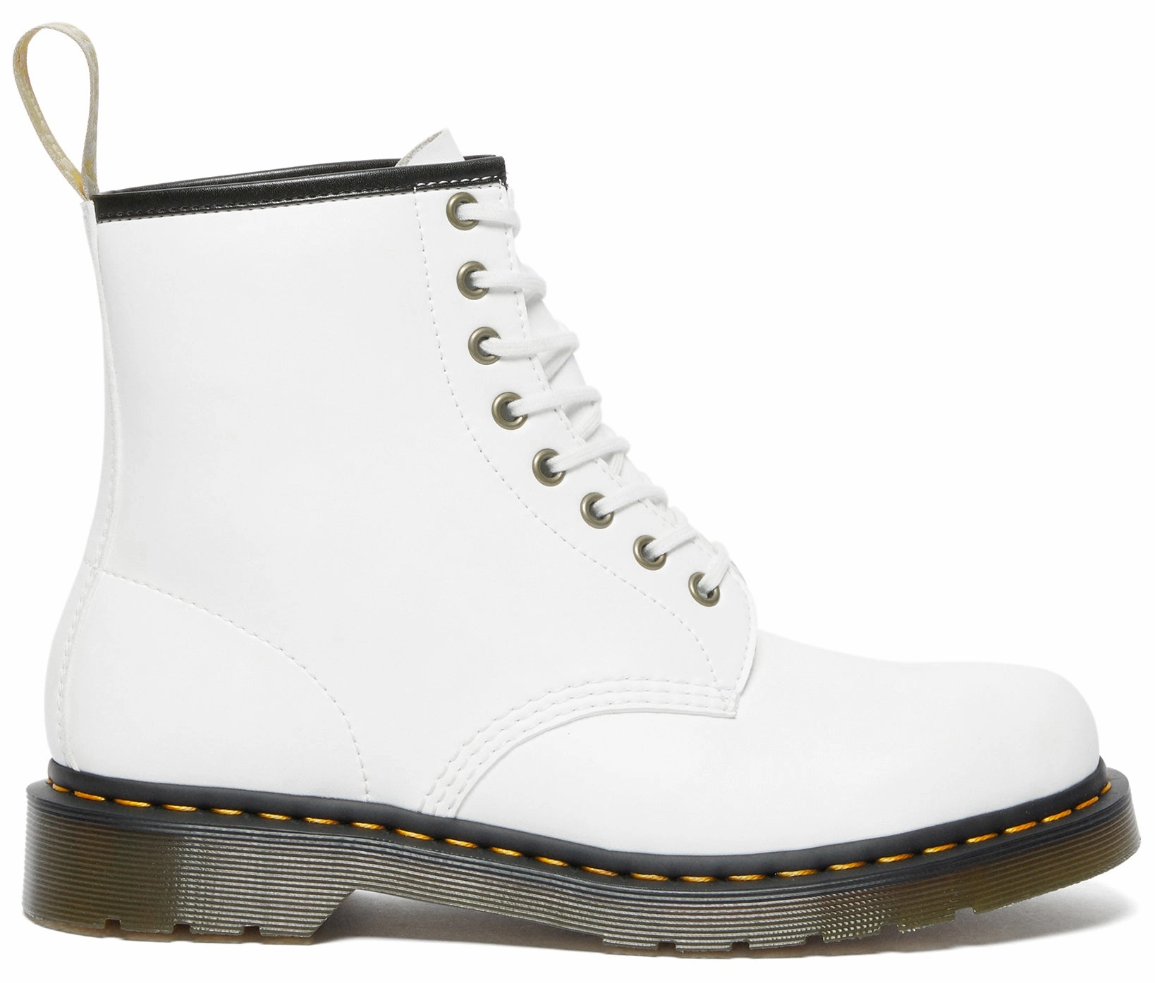 Dr. Martens Vegan 1460 Optical White Kemble Weather Ready Protective Design