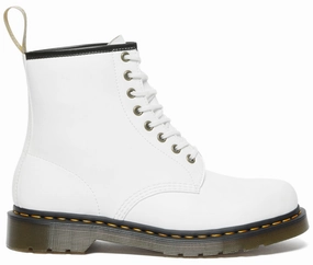 Dr. Martens Vegan 1460 Optical White Kemble Weather Ready Protective Design