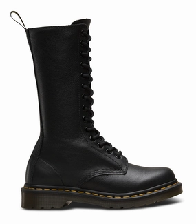 Dr. Martens Women's 1B99 Virginia Hi Top Black Western Style City Utility