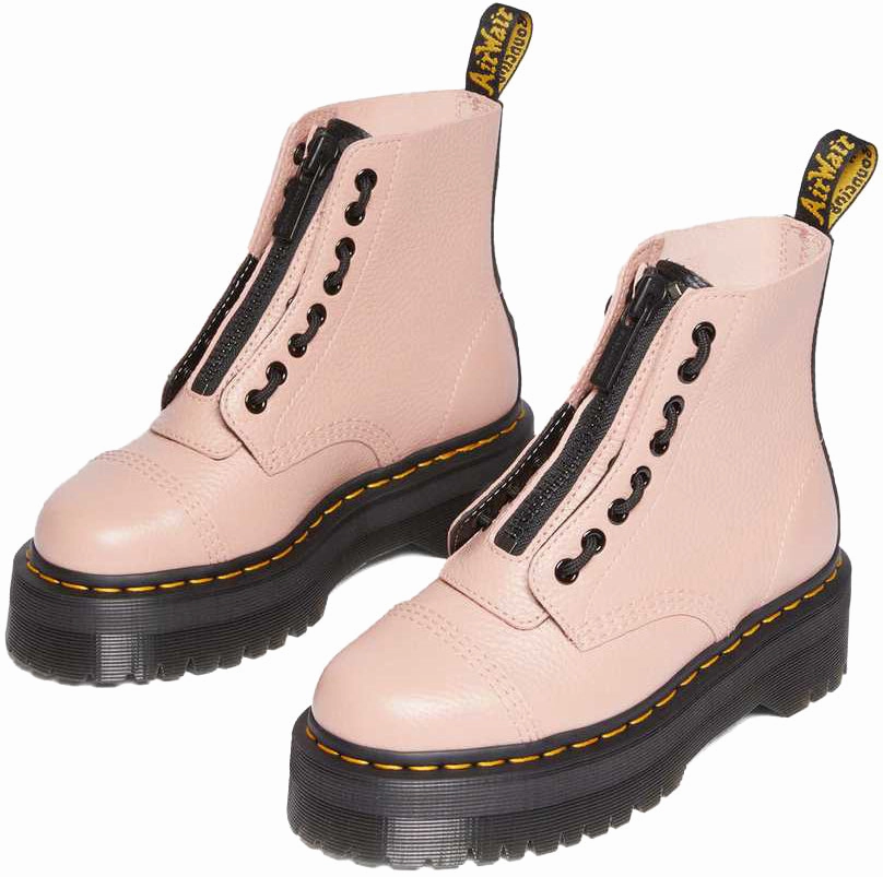 Dr. Martens Womens Sinclair Peach Beige Milled Nappa Multi   Purpose