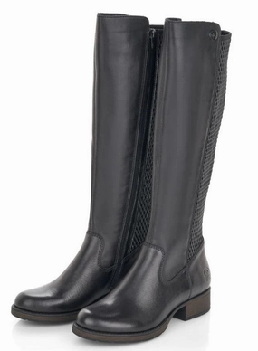 Fire Side Rieker Womens Faith 91 Boot Black