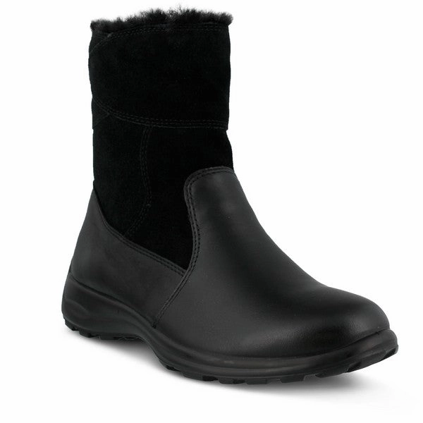 Flexus by Spring Step Women's Fabrice Boot Black Sturdy Build Fashionable Choice