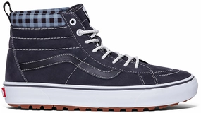Vans Sk8-Hi MTE Plaid Grey/White Walking Flexible