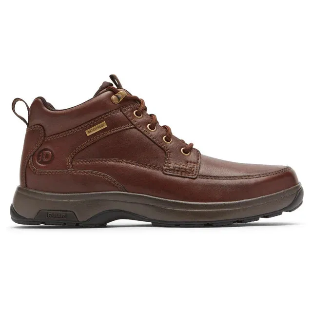 Dunham Men's 8000 Mid Boot ?C Waterproof Leather Brown Dust proof