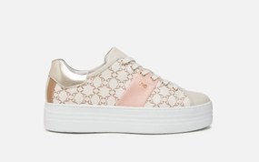 Motion Balance Outdoor Friendly NeroGiardini Women's Leather and Suede Sneakers Brown/Pink