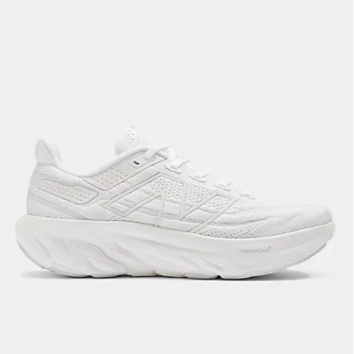 Run Mode New Balance Women's Fresh Foam X 1080v13 White with Silver Metallic