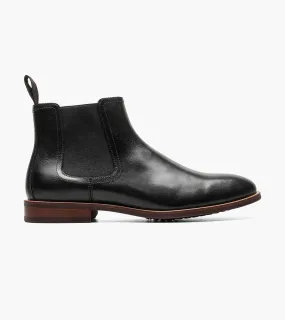 Florsheim Men's Rucci  Plain Toe Gore Boot Black Narrow Fit ground grip
