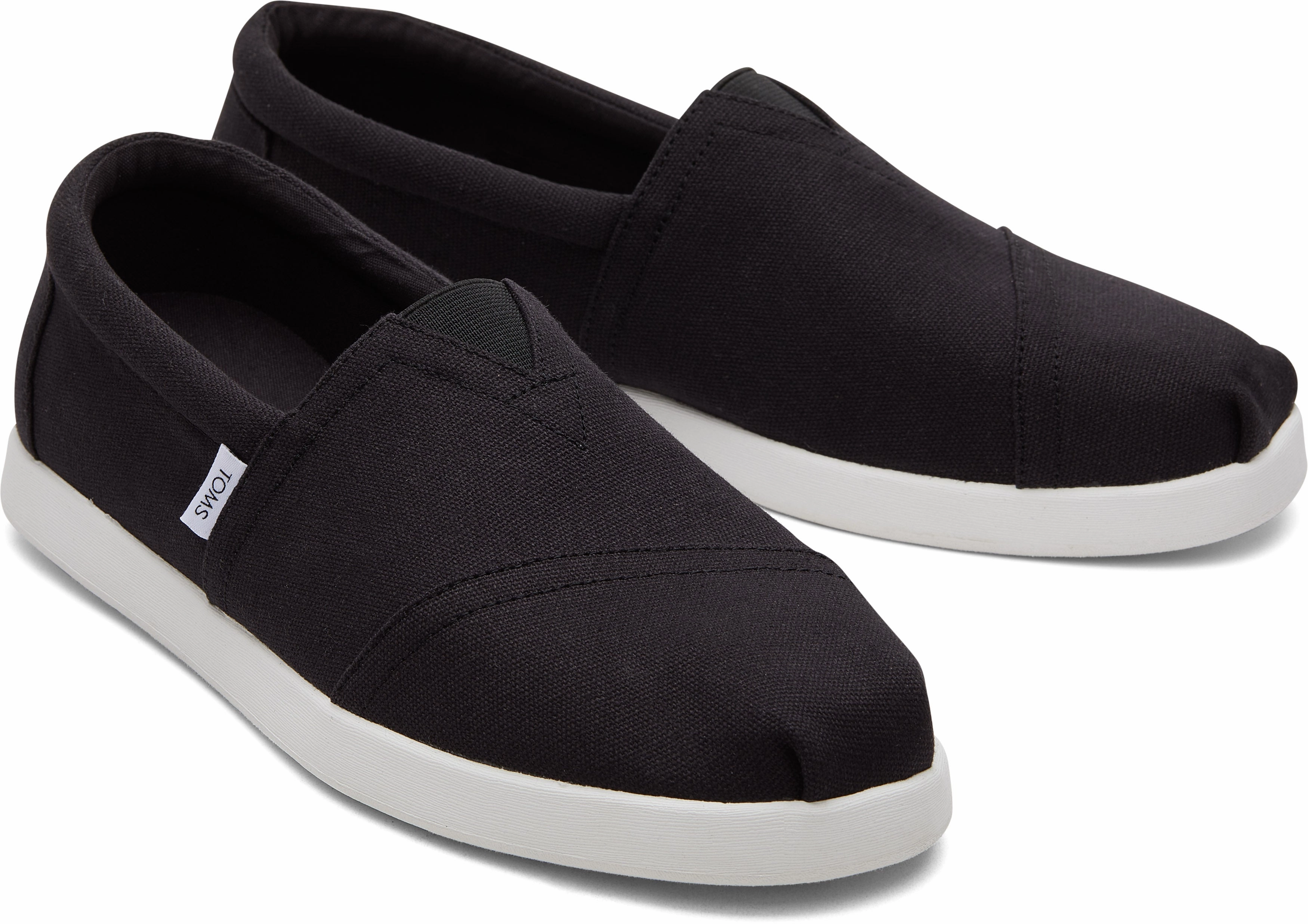 Alpargata FWD - Black Recycled Cotton Canvas Footwear Style Casual Slip On