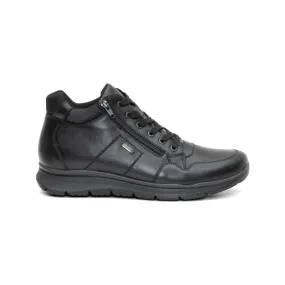 Ara Men's Braxton GORE-TEX Lace & Zip Boot Black High   Performance