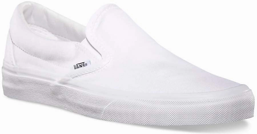 Family Time Vans Classic Slip-On True White