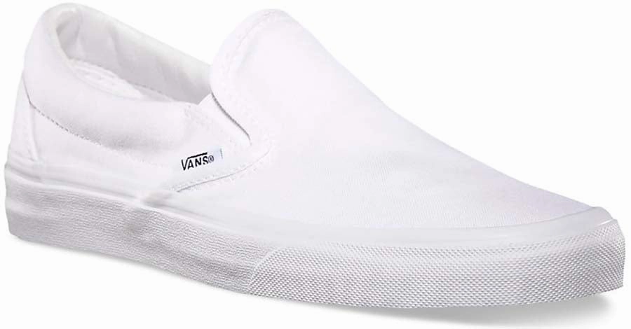 Family Time Vans Classic Slip-On True White