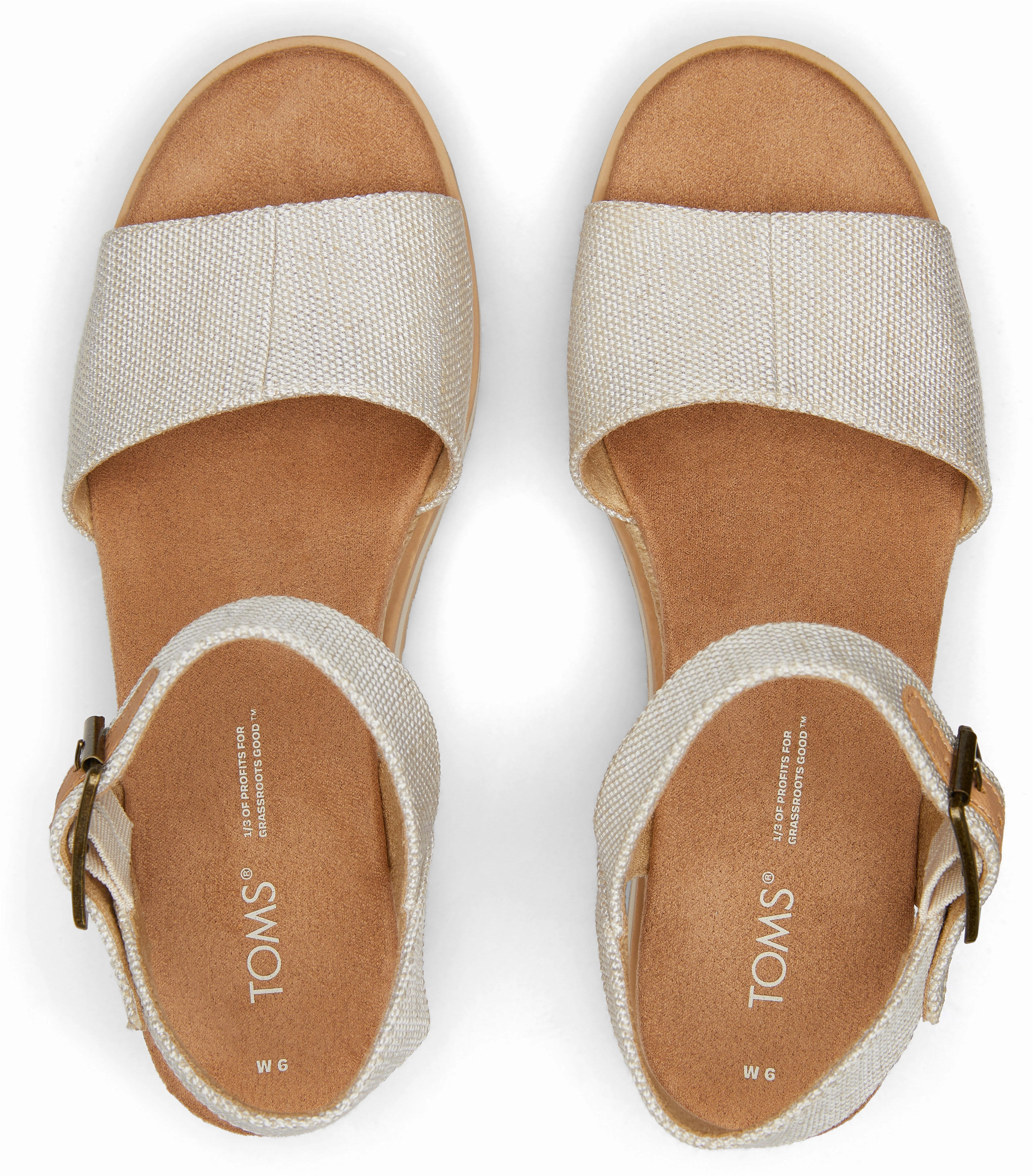 Diana Wedge Sandal - Natural Yarn Dye Lightweight Comfort
