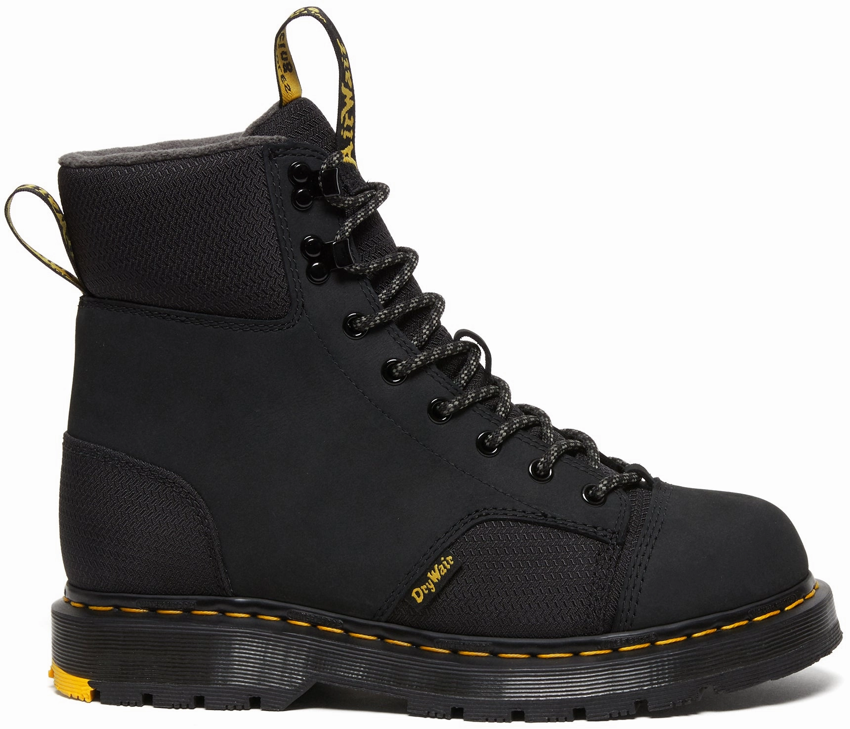 Sleek Function Deep Black Dr Martens 1460 LTT Trinity WP Black Kaya