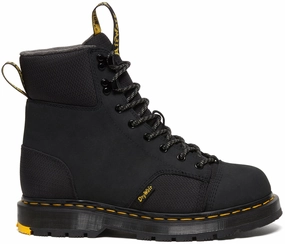 Sleek Function Deep Black Dr Martens 1460 LTT Trinity WP Black Kaya