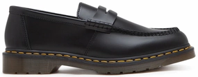 Versatile Wear Durable Finish Dr. Martens Penton Loafer Black Smooth