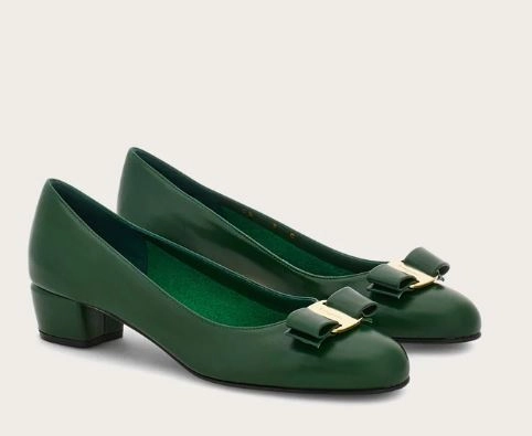 Busy Path Rich Glow VARA PUMP FOREST GREEN