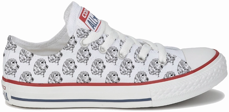 Canvas orthopedic Baggins Original Low top English Cocker Spaniel