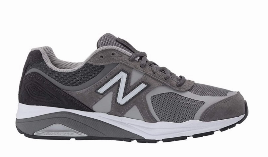 New Balance Men's 1540v3 Grey with Black Sleek Form Tread Easy