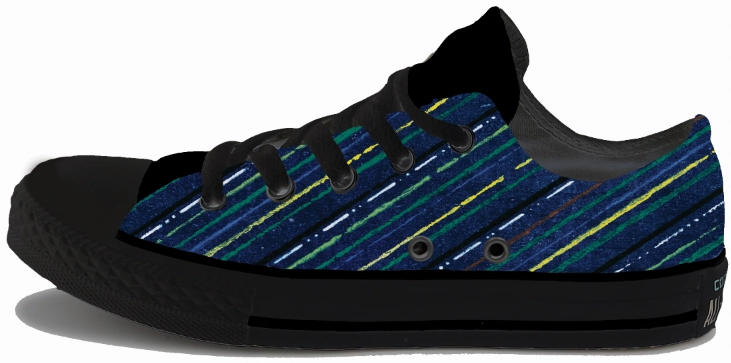 Baggins Original Low Top Navy Pinstripe Classic Base