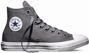 Impact Resistance Rain Step Converse Chuck Taylor II Hi Top Thunder/White