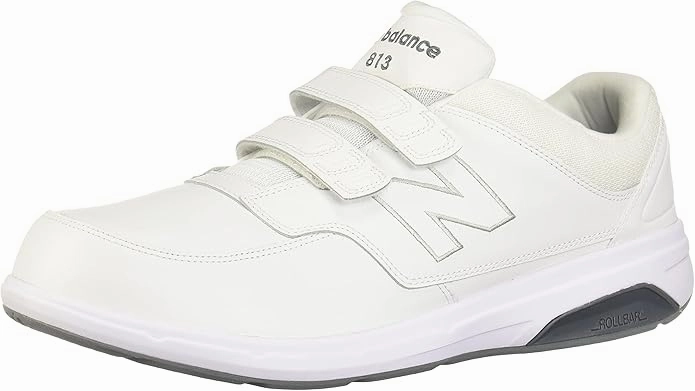 New Balance Men's 813 v1 Hook and Loop Walking Shoe White Quality Air Flow