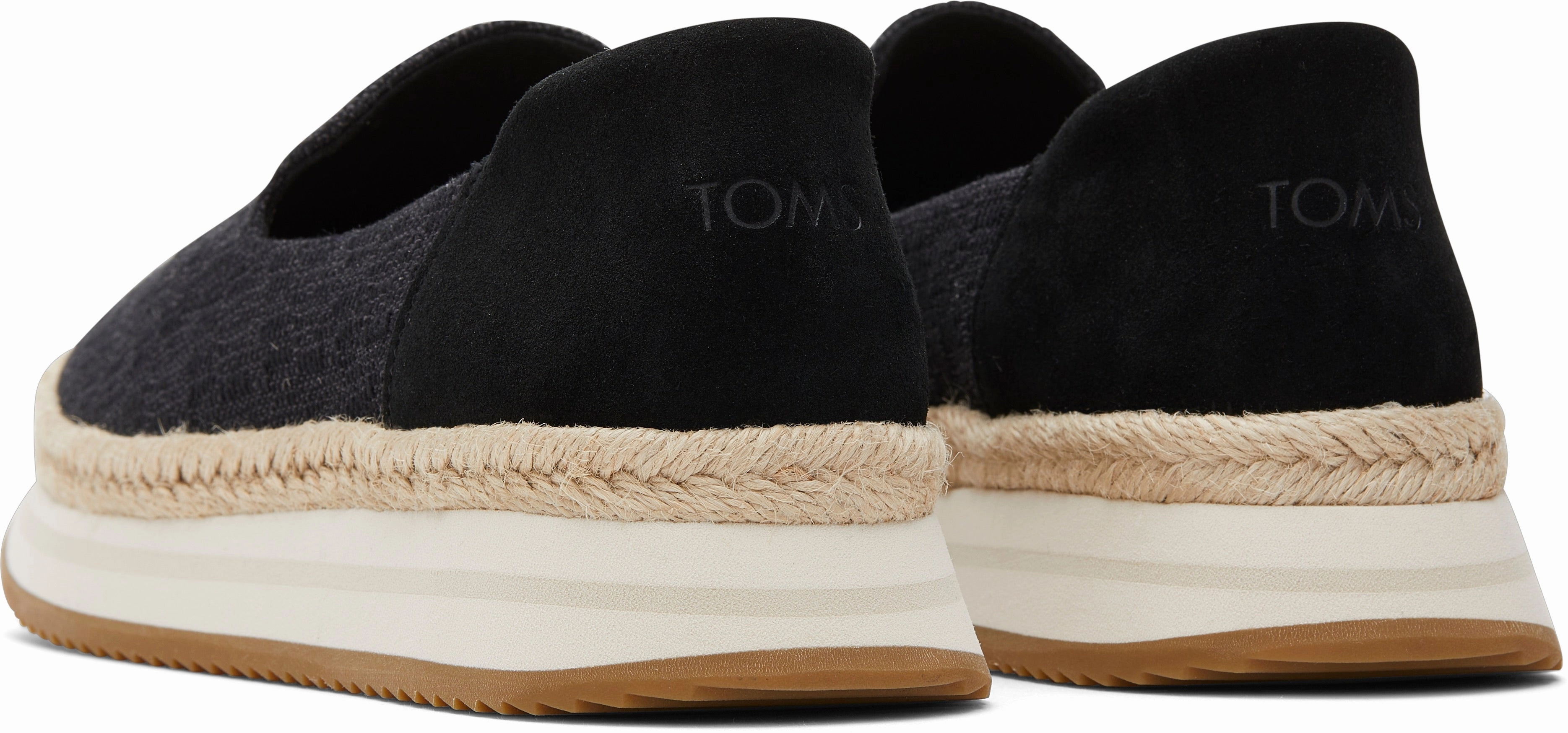 Foot Freedom Jocelyn Espadrille Sneaker - Black Slub/Suede