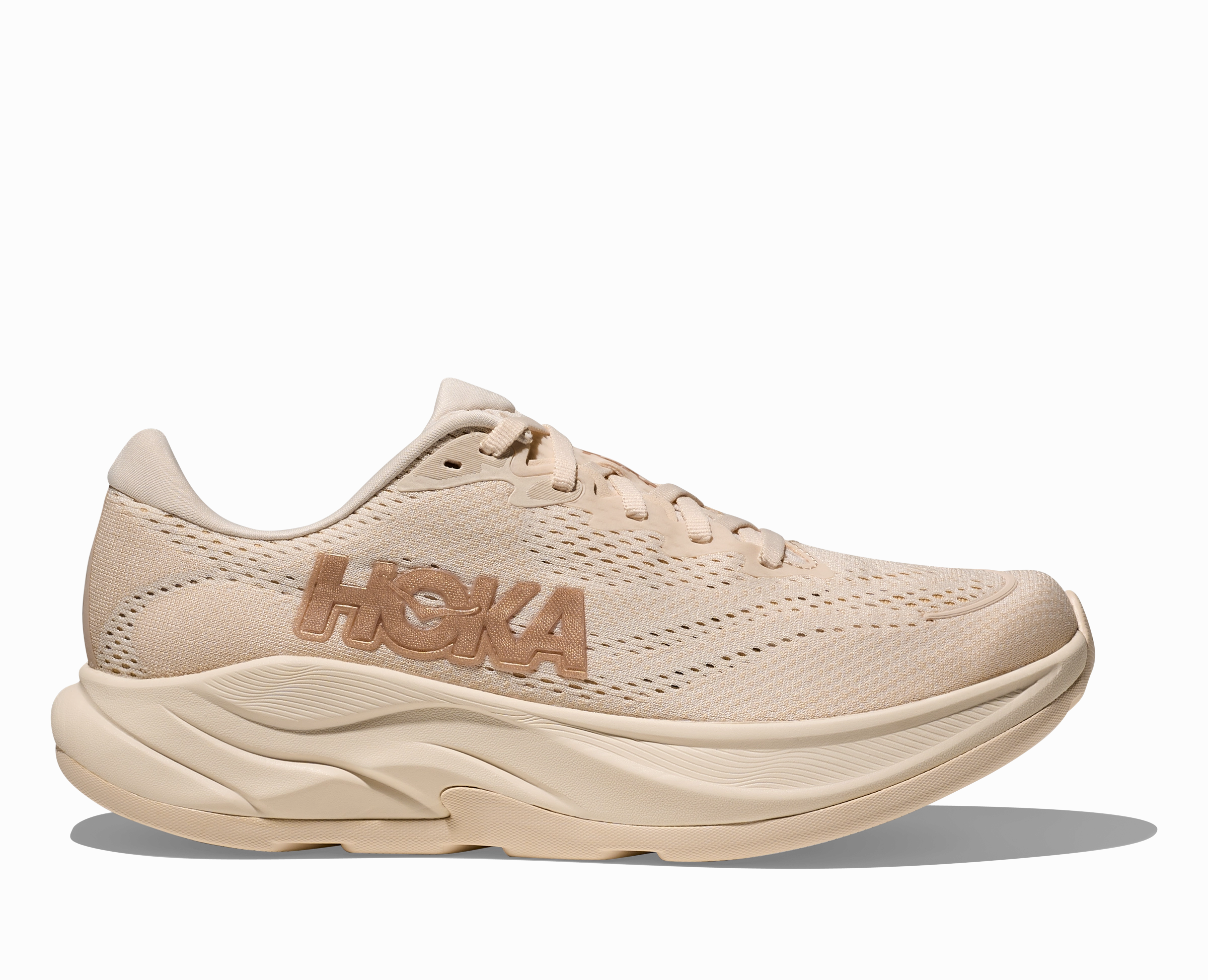 Hoka One One Women's Rincon 4 Vanilla / Birch Rugged Terrain