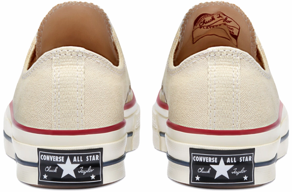 Strong Stitching Converse Chuck Taylor All Star 70s Low Top Parchment/Garnet/Egret