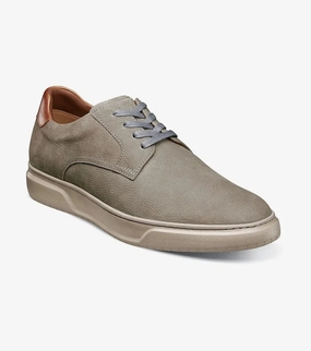 Stable Motion Florsheim Men's Premier Plain Toe Lace Up Sneakers Gray