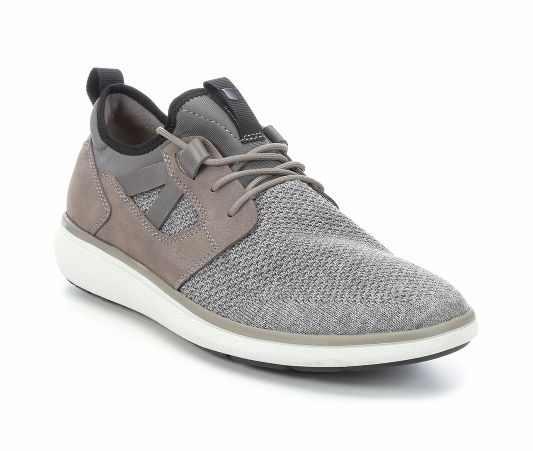 Injection Molded Construction Iconic lining Florsheim Men's Venture Knit Plain Toe Lace Up Sneaker Grey
