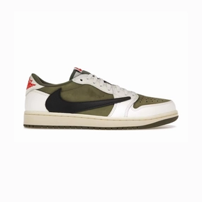 Safe Land Soul Walk Jordan 1 Low Retro OG Travis Scott Medium Olive