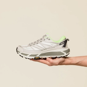 home - workout running shoes Hoka - Mafate Speed 2 Origins - Putty / Eucalyptus