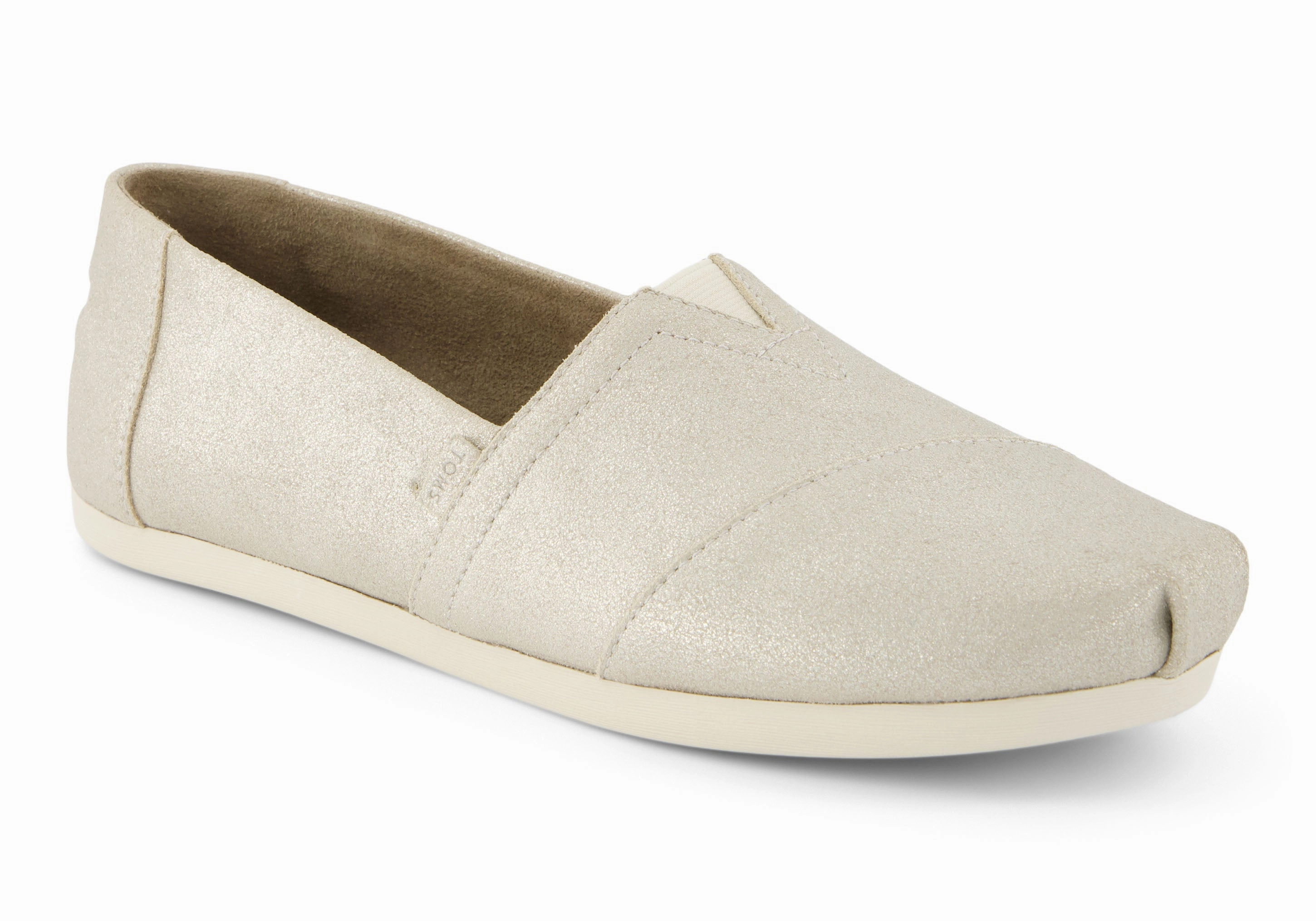 Air Flow Women's Alpargata Classic - Champagne Metallic Suede