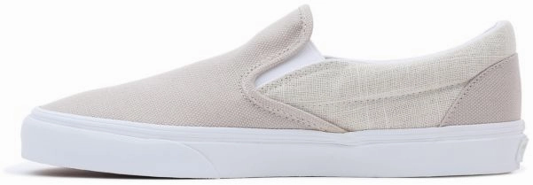 Vans Classic Slip-On Summer Linen Natural Bright Neon