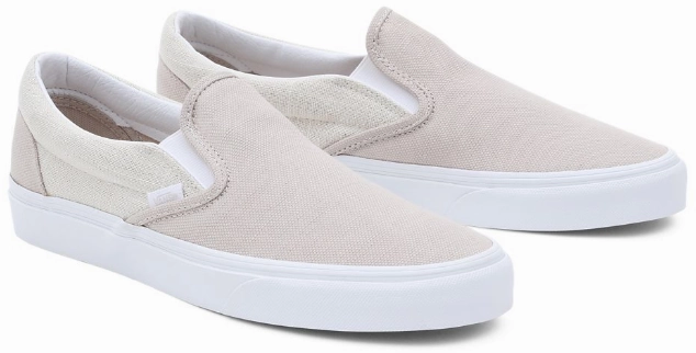 Comfort Padding Work Life Vans Classic Slip-On Summer Linen Natural