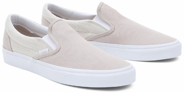 Comfort Padding Work Life Vans Classic Slip-On Summer Linen Natural