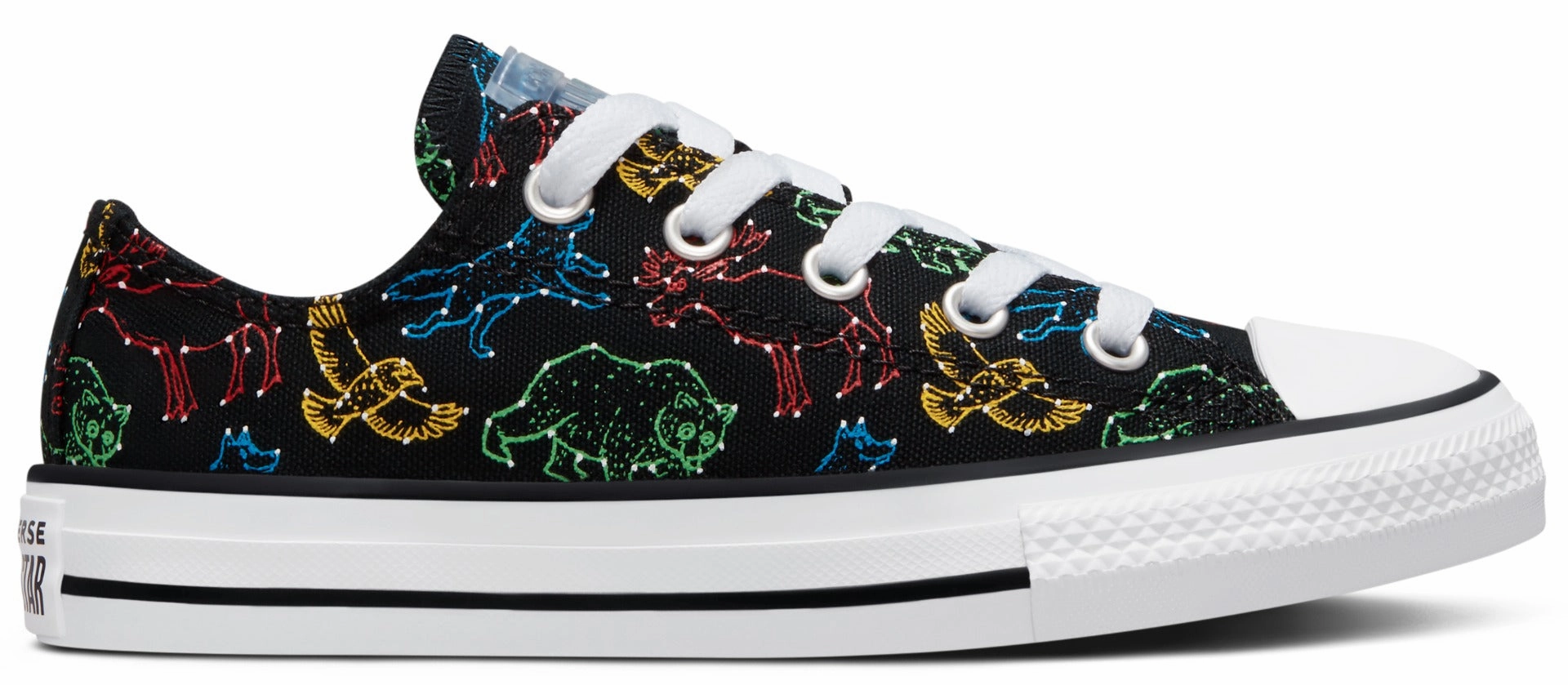 Converse Kids Chuck Taylor All Star Low Top Constellations Black Kids' outdoor shoes Indoor kids' clothes