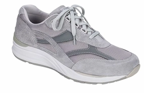 SAS Men's Journey Mesh Active Shoes Gray Speed Comfort